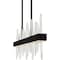 Quoizel Regal Linear Chandelier Led Light Matte Black PCRGL138MBK - alternate 3